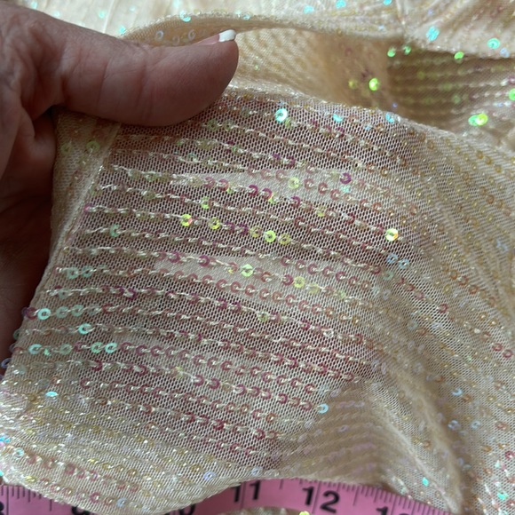 NWT Free People Sequin Shirt Christmas Holiday Sparkle Boho Festival Size Small - Picture 10 of 15